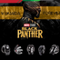 Black Panther 3d Adhesive Motorcycle Car Engine Ignition Start Stop Key Cover Carbon Fiber Anti Scratch 1 Piece image
