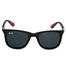 Black Shade Lens Black Red Frame RB Glass Sunglasses image