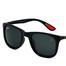 Black Shade Lens Black Red Frame RB Glass Sunglasses image
