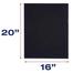 Black Square Canvas 16x20 inch image