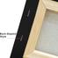Black Square Canvas 4x8 inch image