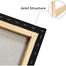 Black Square Canvas 4x8 inch image