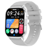 Blisbond Alpha AMOLED Display Bluetooth Calling Smart Watch - Silver image