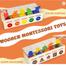Boby Montessori Sorting Toys Toddlers Wooden Sorter Box Sensory Learning image