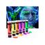 Body Paint-Paint Glow Darkness UV Black Light Reactive Glow Face, Set of 6 tubes Neon Fluorescent, 25 ml each tube image