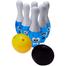 Bowling Set Toy with Emoji drawing for Kids ( Bowling Game Set 6 Bottles and 2 Balls ) 8825BI -365681155 image