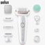 Braun SES9-080 Silk epil 9 SkinSpa Epilator Wet and Dry for Women image