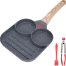 3-in-1 Nonstick Breakfast Frying Pan – Ideal Egg and All-Purpose Cooking Pan image