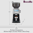 Breville BCG820 The Smart Grinder Pro Coffee Grinder International Version image