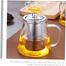 Brew Tea and Coffee in Style with Heat-Resistant Glass Tisset Flower Tea Potato Ketley Coffee Teapot image