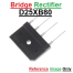 Bridge Rectifier D25XB80 800V 25A Cooker Bridge Rectifiers D25XB 80 Diode image