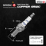 Brisk Super Racing AR12C Spark Plug Long Thread For Motorcycle 1 Pcs image
