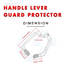 Bsddp Universal Handle Lever Guard Protection for all Bikes with Fittings Black 1 Pair image