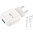 GEEOO C15 (M) Fast Charger Set With 3A Fast Charging Cable image