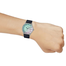 CASIO MTP-E605L-7EVDF Men Leather Enticer Analog Blue Dial Watch image