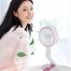 COROID-Table Fan High Speed, Powerful Rechargeable 1.5 Watts Table Fan with 21 SMD LED Light, Table Fan for Home, Office Desk, Kitchen, High Speed Table image