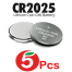 CR1616 3V Lithium Battery CR 1616 Button Cell Coin Batteries for Watch Car Remote Key - Battery 5 Pack image