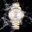 CURREN 9090 Couple Quartz Watch Bracelet For Stainless Steel Analog Fashion Creative Leisure Round Watch image