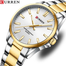 CURREN 9090 Fashion Brand Simple Stainless Steel Men's Watches Business Luxury Quartz Man image