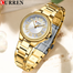 CURREN 9091 Stainless Steel Elegant Design Women Quartz Watch image