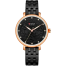 CURREN Black Stainless Steel Analog Watch For Women image