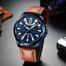 CURREN PU Leather Analog Watch for Men image