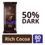 Cadbury Bournville Dark Chocolate Bar, Rich Cocoa, 80gm image