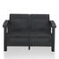 Caino Sofa Double W/O Foam - Black image