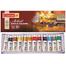 Camel Artists Acrylic Colour 20 ml Tube, 12 Shades And Artists Paint Brush Set, 7 Pcs image