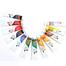 Camel Artists Acrylic Colour 20 ml Tube, 12 Shades And Artists Paint Brush Set, 7 Pcs image