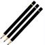 Camlin Black medium/soft/hard charcoal pencils image