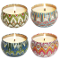 Lavender Scented Soy Candle Gift Set (4 Pcs) – Long Lasting Aromatherapy for Home image