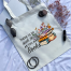 Canvas Tote Bag With Zipper For Man And Women image