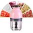 Capsule Mini Electric Multipurpose Food Chopper - Pink image