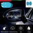 Car Motorcycle Rainproof Clear Film Rearview Mirror Protective Anti-Fog Waterproof Film Auto Sticker Accessories (100 X 150 mm) - 1Pair image