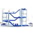 Car Racing Set Parking Set Toy for Kids with 3 Cars and a Helicopter (P3688) image