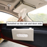 Car Sun Visor PU Leather Tissue Box image