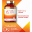 Carlyle Vitamin D3 2000IU 400 Softgels -382043969 image