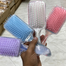 Cartoon Air Cushion Hair Brush Transparent Rainbow Kids Massage Comb image