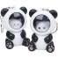 Cartoon Cute Panda Keychain Adorable Animal Keyring Men and Women Kids Bag Pendant Car Key Chain Key Ring Gift for Children. image