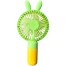Cartoon Handheld USB Charging Mini Fan with Phone Stand - 3 Speed image
