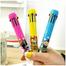 Cartoon Printed 10 In 1 Multicolor Ball Pen image