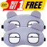 Cartoon-Style Sleeping Eye Mask With a Cooling Gel Pad (Buy One Get One FREE) image