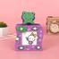 Cartoon Wooden Pencil Holder - Purple - 1 Pcs image