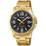 Casio Analog Gold Stainless Steel Strap Watch For Men image