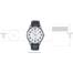 Casio Black Leather With White Dial Watch For Men image