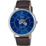 Casio Elegant Men's Watch with Brown Leather Strap image