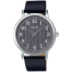 Casio General Ladies Grey Dial Black Leather Strap watch image