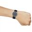 Casio General Ladies Grey Dial Black Leather Strap watch image