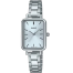 Casio Ladies Tank Quartz Analog Stainless Steel Watch image